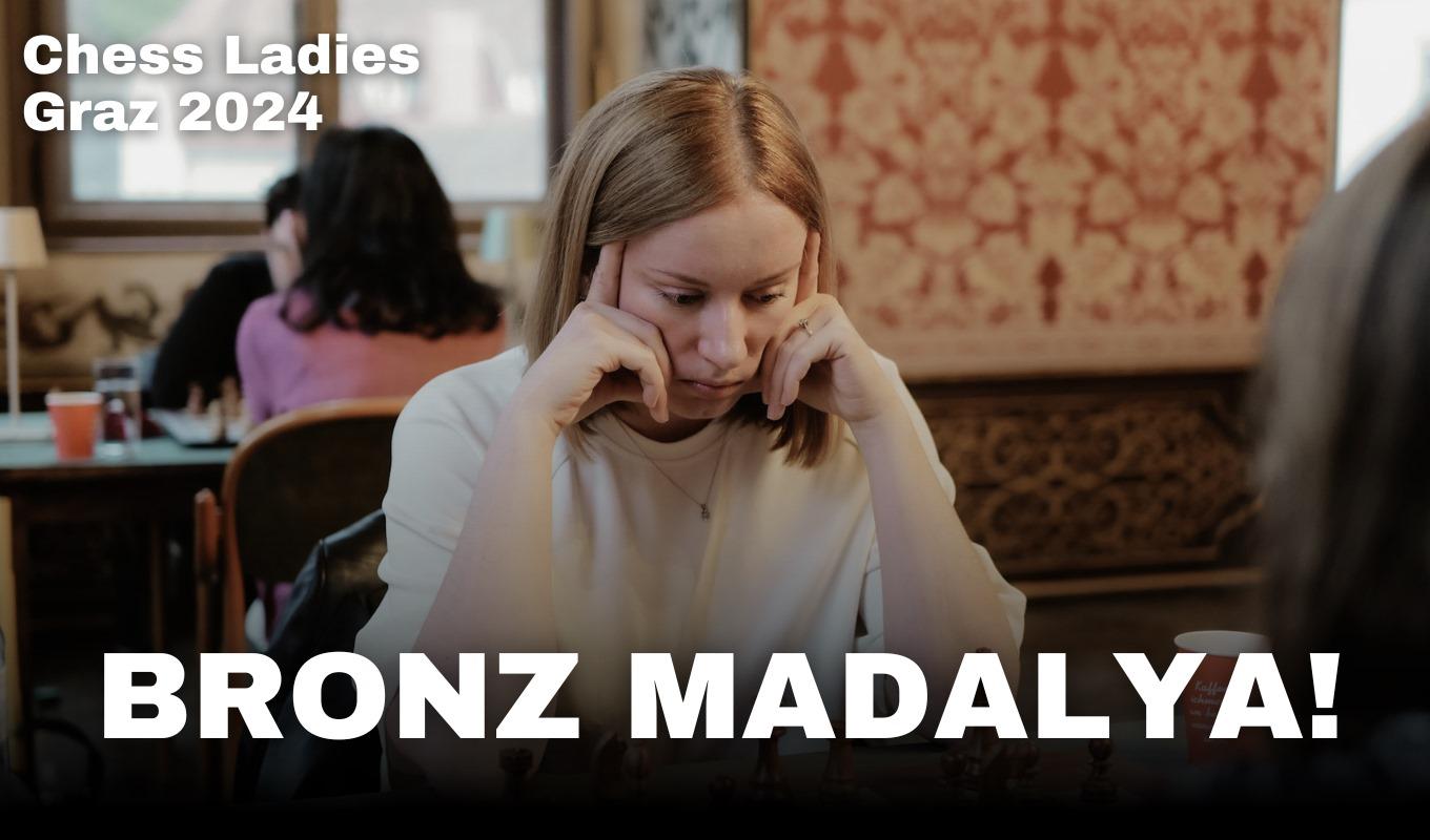 Chess Ladies - Graz 2024: Üçüncü IM Ekaterina Atalık